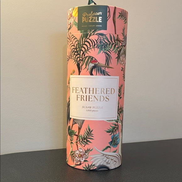 Professor Puzzle Other - Professor Puzzle Feathered Friends Jigsaw; 1000 pc; Gold Foil Accents; 19" x 29"